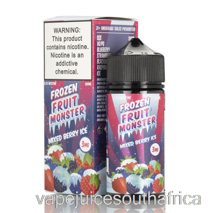 Vape Juice South Africa Ice Mixed Berry - Frozen Fruit Monster - 100Ml 6Mg